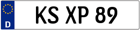 Truck License Plate